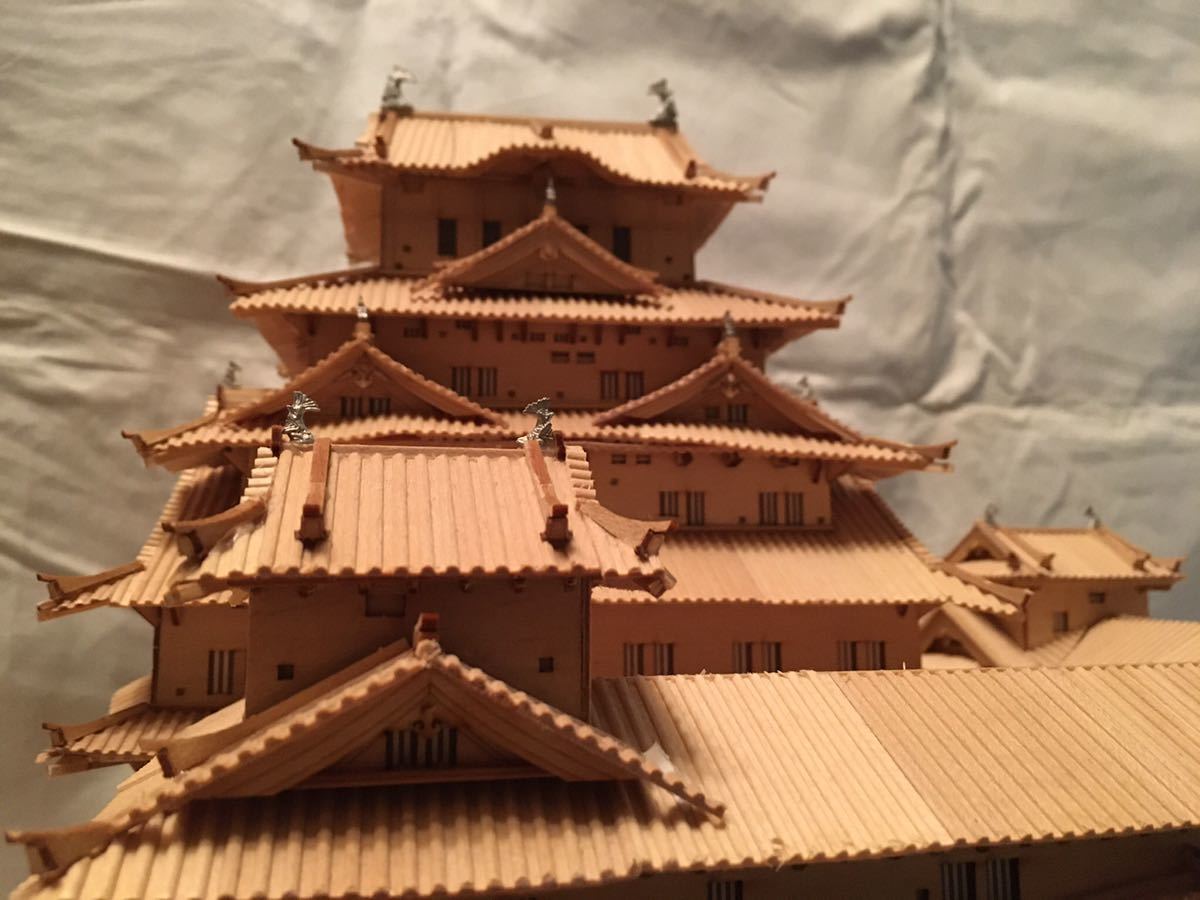 全国宅配無料 ウッディジョー 木製建築模型 150 彦根城