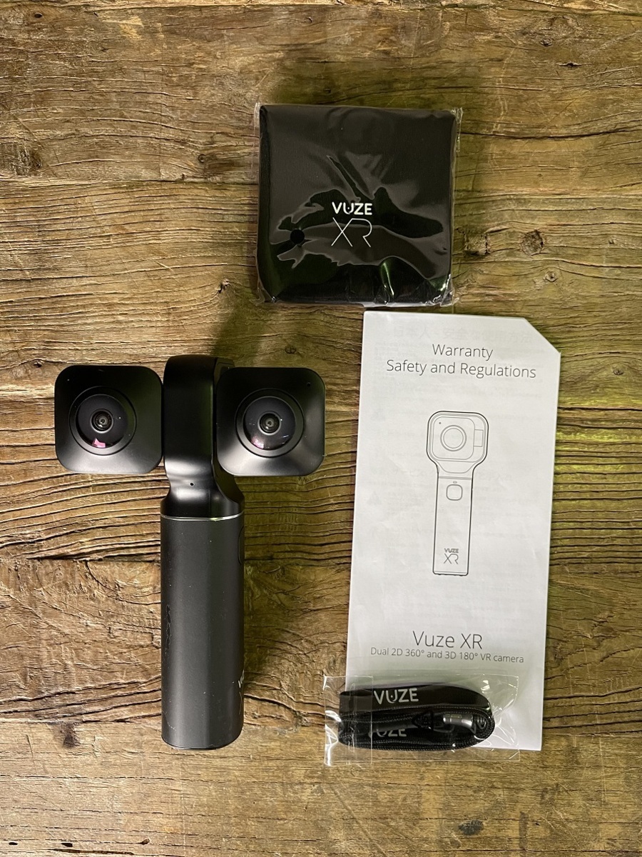 VuzeXR Dual VR Camera 超高画質 全天球 VR デュアルカメラ 展示品