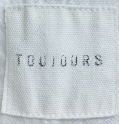 新品同様 ほぼ未使用 極美品 TOUJOURS トゥジュー トップス ブラウス シャツ チュニック ノースリーブ ホワイト 白 レディース 上質 上品の画像6