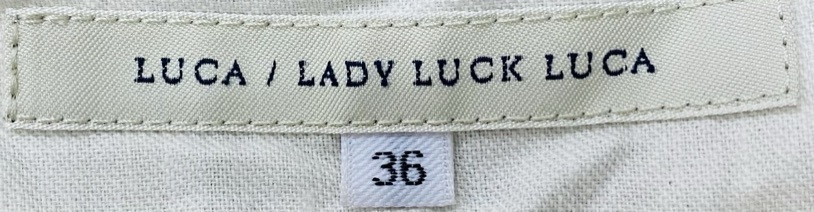 新品同様 ほぼ未使用 極美品 LADY LUCK LUCA レディラックルカ ショートパンツ ハーフパンツ ホットパンツ ホワイト 白 ドット 日本製 上質_画像5