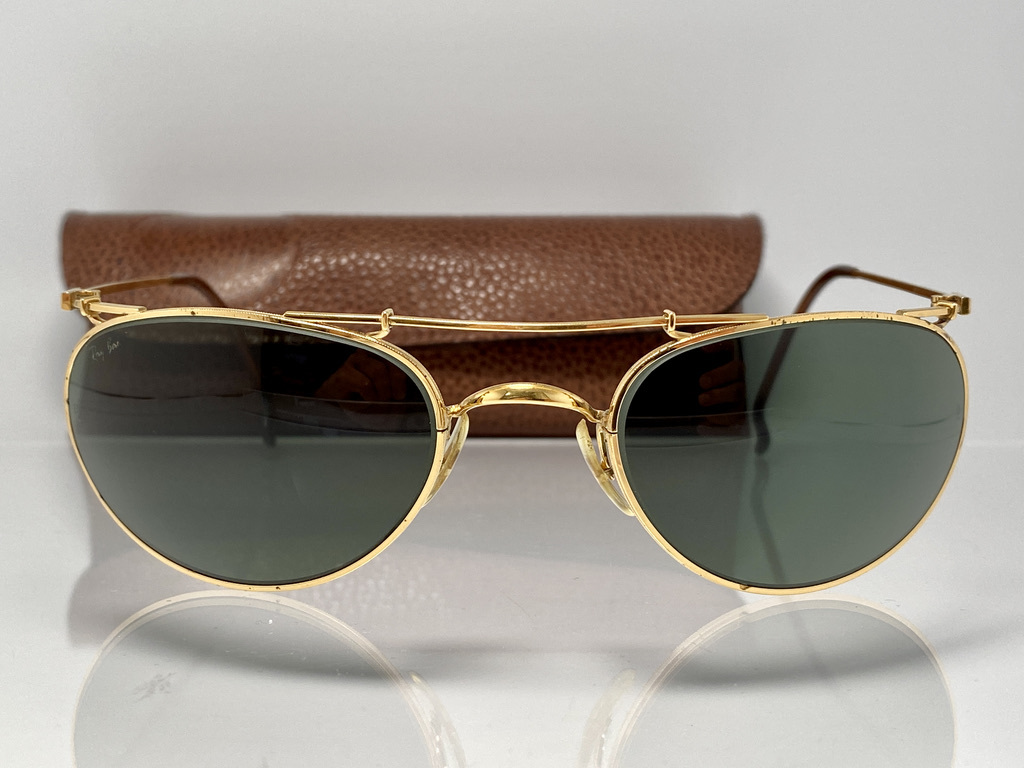 ボシュロム レイバン Ray-Ban デコメタル Yahoo!オークション - ケース付 B&L RAY-BANボシュロムレイバン