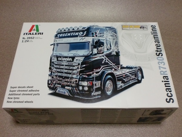 ita rely 1/24skyani Aska niaR730 Stream line show truck Scania R730 Streamline Italeri 3952