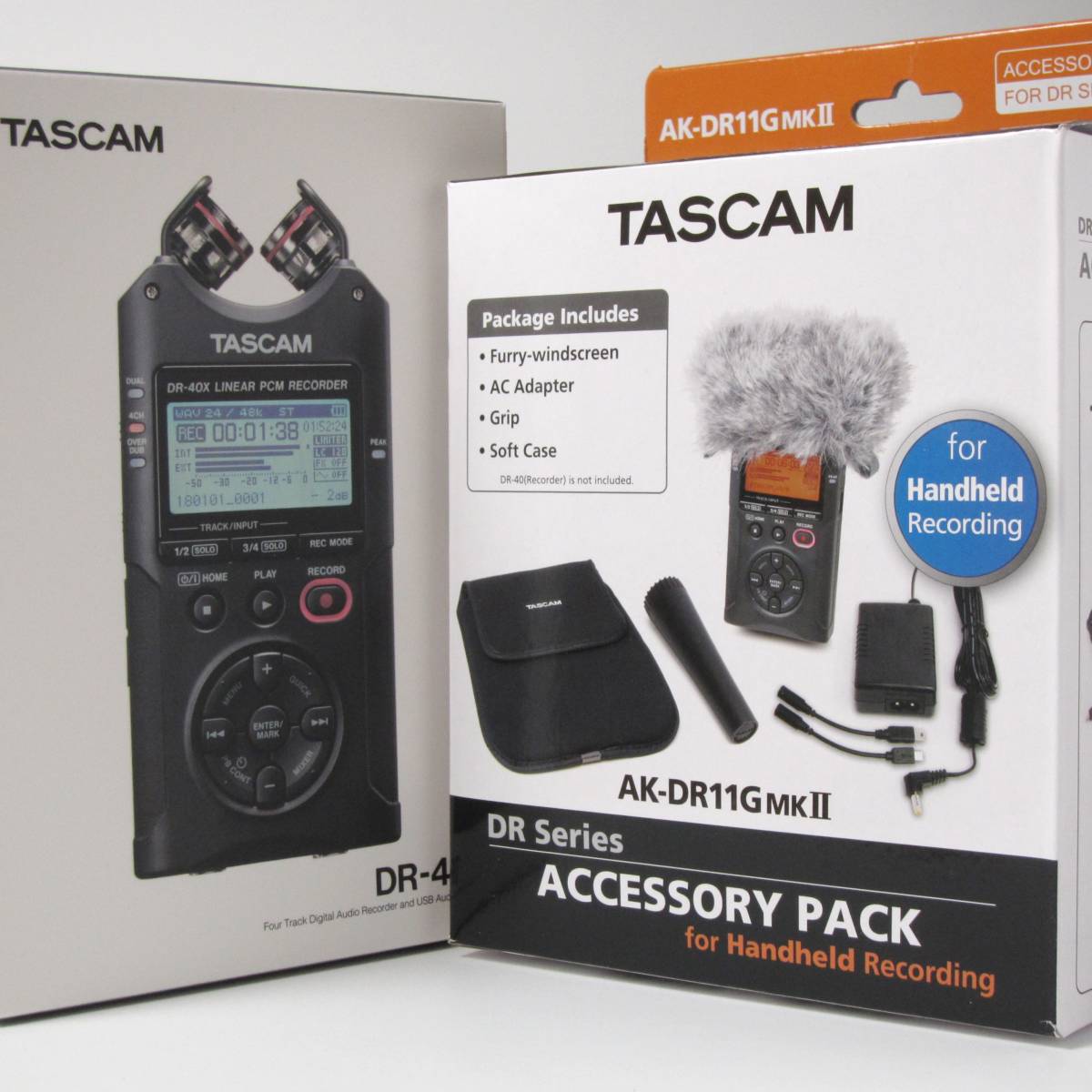 期間限定価格！ TASCAM DR-40X (別売:アクセサリーパック付き) #リニアPCMレコーダー#タスカム#ICレコーダー#