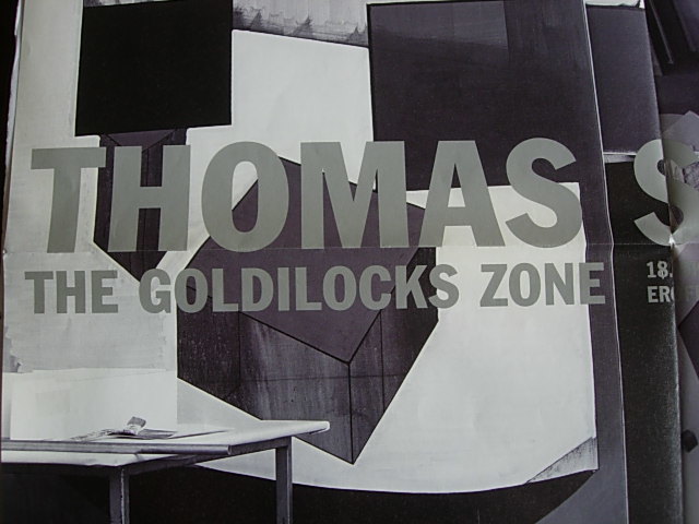 海外アートイベントパンフレット　THOMAS SCHEIBITZ THE GOLDILOCKS ZONE SPRUTH MAGERS BERLIN 2008年10月　_画像1