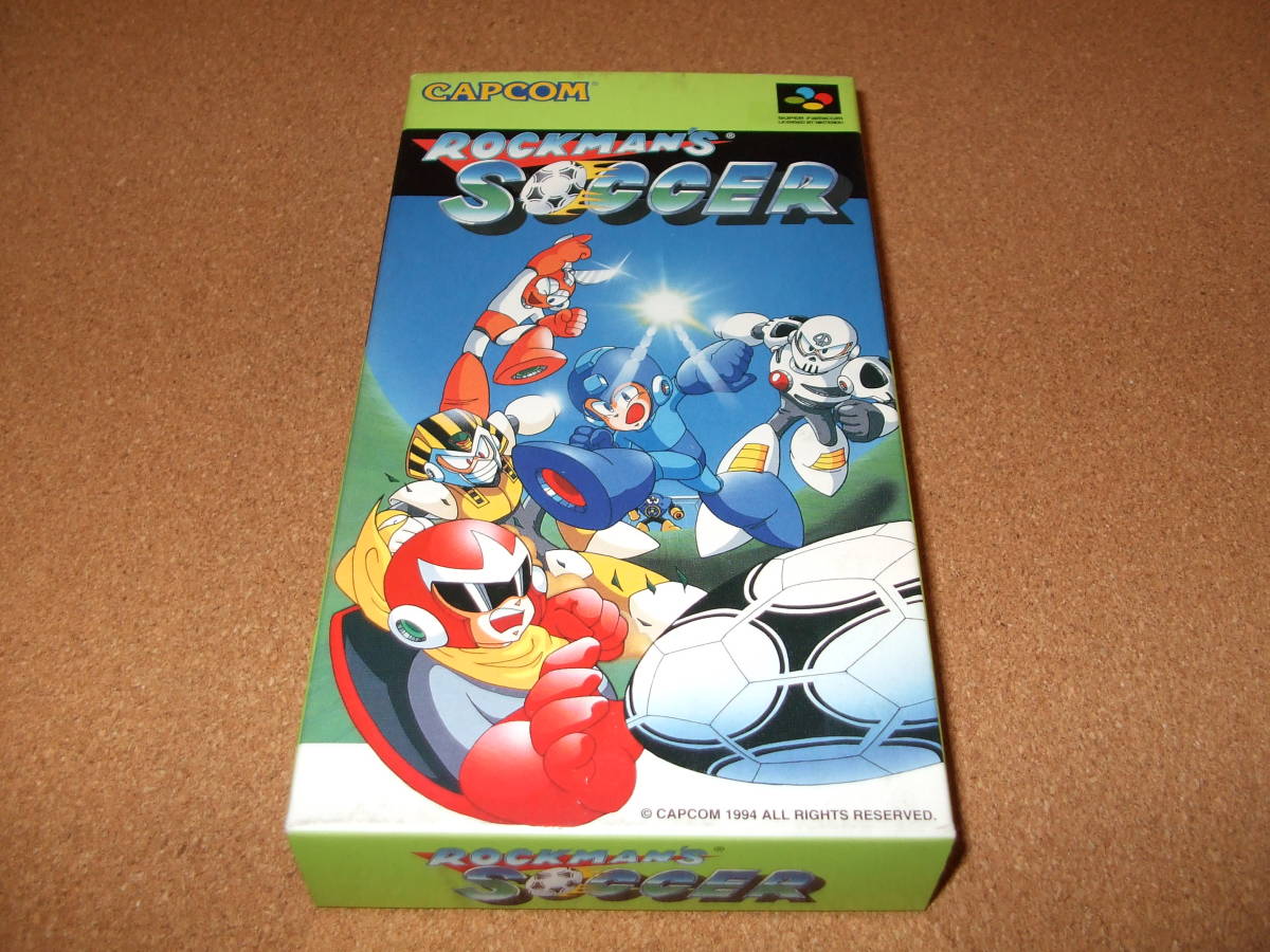 新品 スーパーファミコンソフト ロックマンズサッカー SFC