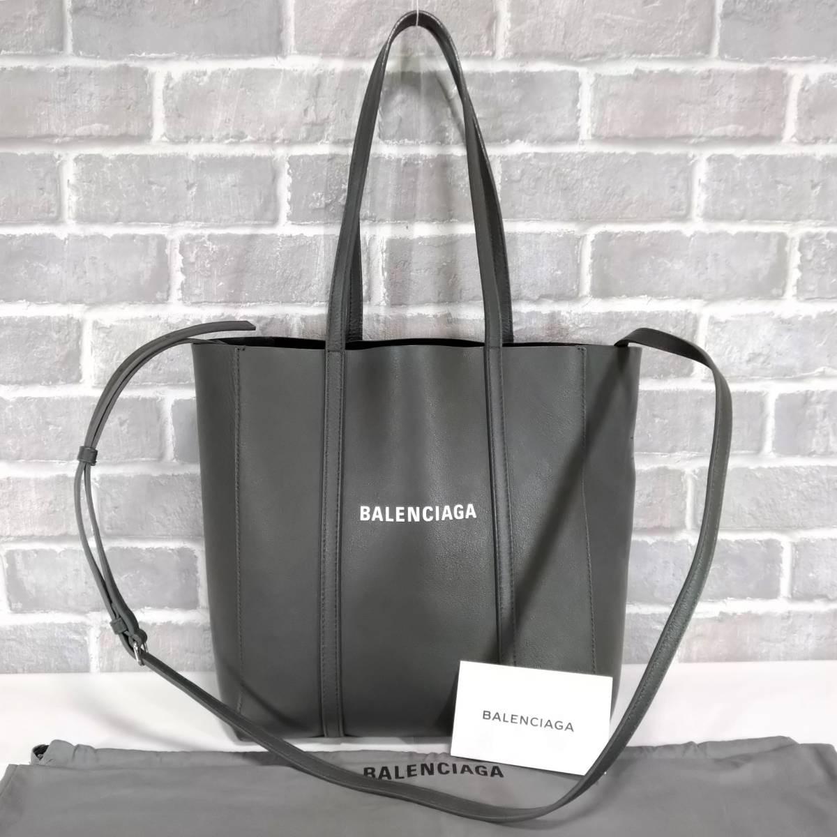 美品 バレンシアガ BALENCIAGA トート ショルダー エブリデイ-