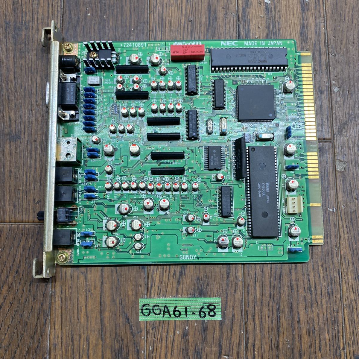 GGA61-68 激安 PC98用 サウンドボード 音源ボード [ NEC G8NQY ] 動作未確認 ジャンク 同梱可能_画像1