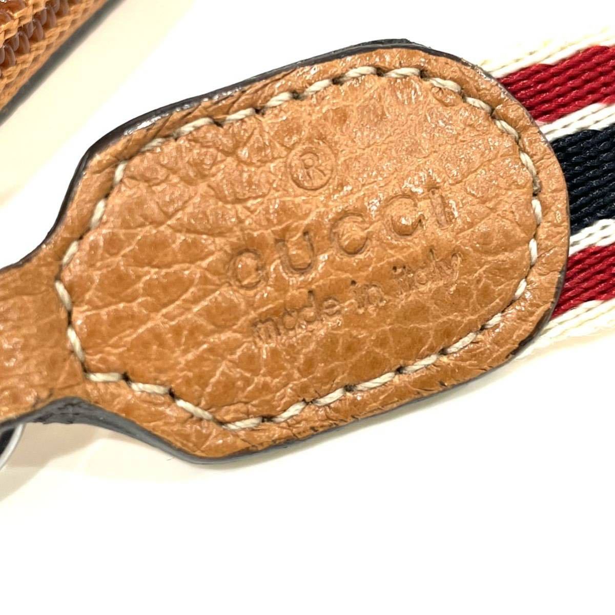 美品 GUCCI グッチ ポーチ 小物ケース 339557 GG柄 ワインレッド 送料無料 4