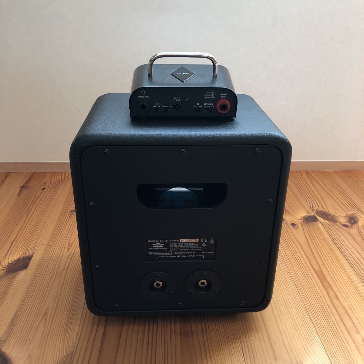 VOX MV50 CLEAN & BC108 CAB JENSEN P8R 8Ω換装 ベルデン スピーカー