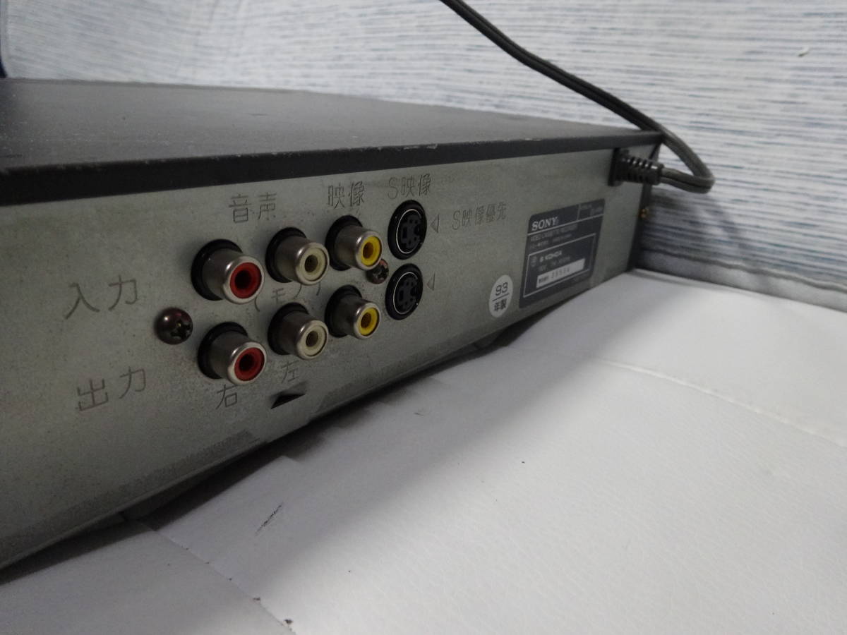 SONY　VideoHi8ビデオカセットレコーダー EV-PR1 NTSC　本体のみ　ジャンク品_画像4