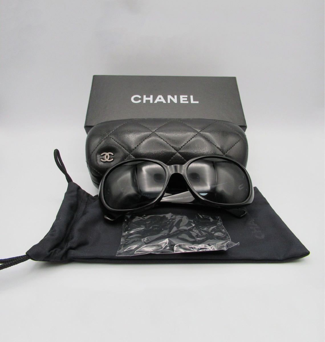 シャネル CHANEL サングラス カメリア ココマーク ブラックレンズ 5113