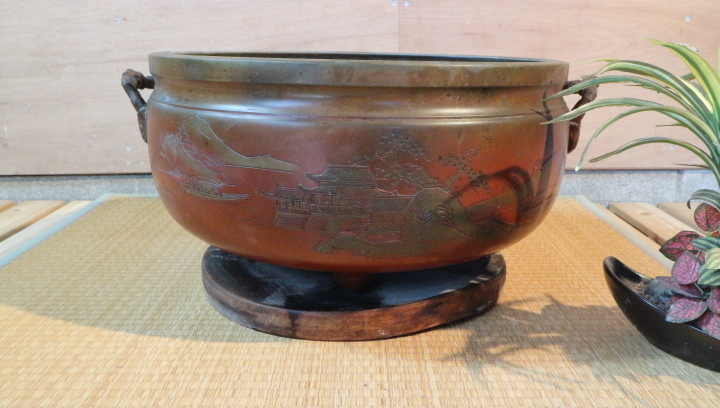 新品 アンティーク 火鉢台 vintage econet.bi