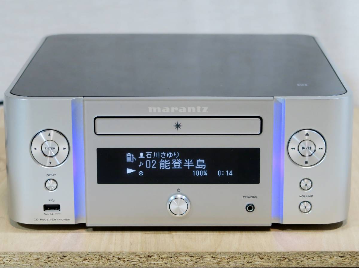 1円スタート Marantz M-CR611 マランツ ネットワークCDレシーバー