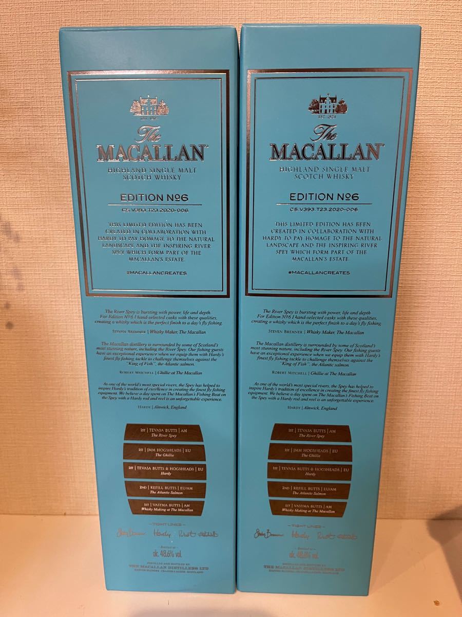 ザ・マッカラン エディション No 6 2本(¥45,500) dofeli.com