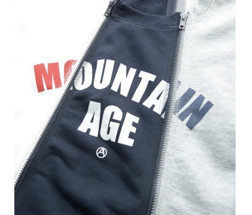  ultra rare beautiful goods Mountain Research mountain li search 4Zip sweat General Research White Mountaineering sweat 