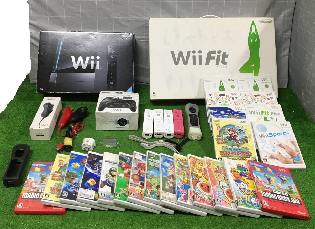 NINTENDO Wii 本体 バランスWiiボード コントローラー ヌンチャク