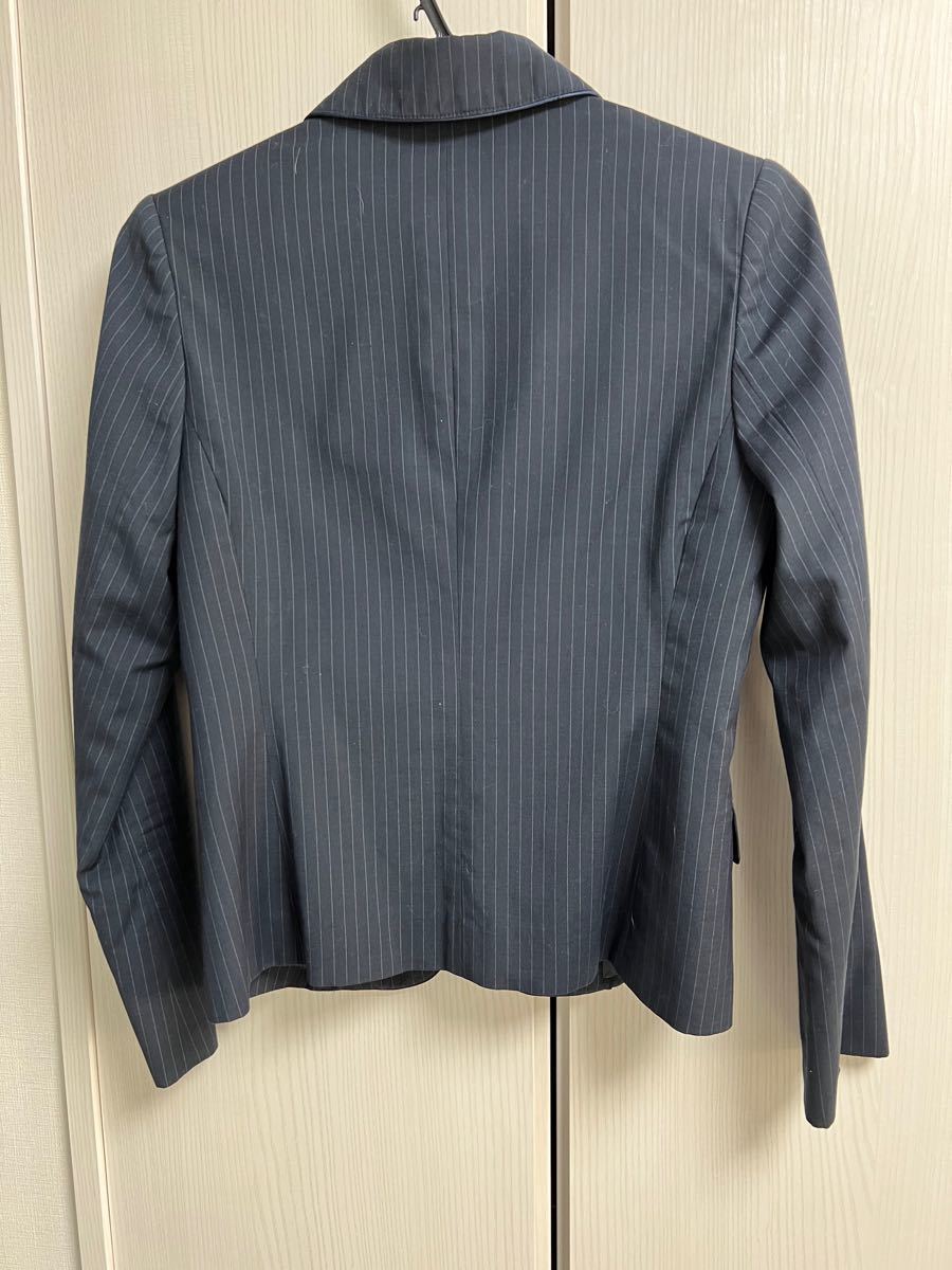 レディース スーツ ジャケット　スカート　パンツ　3点セット　紺　ネイビー