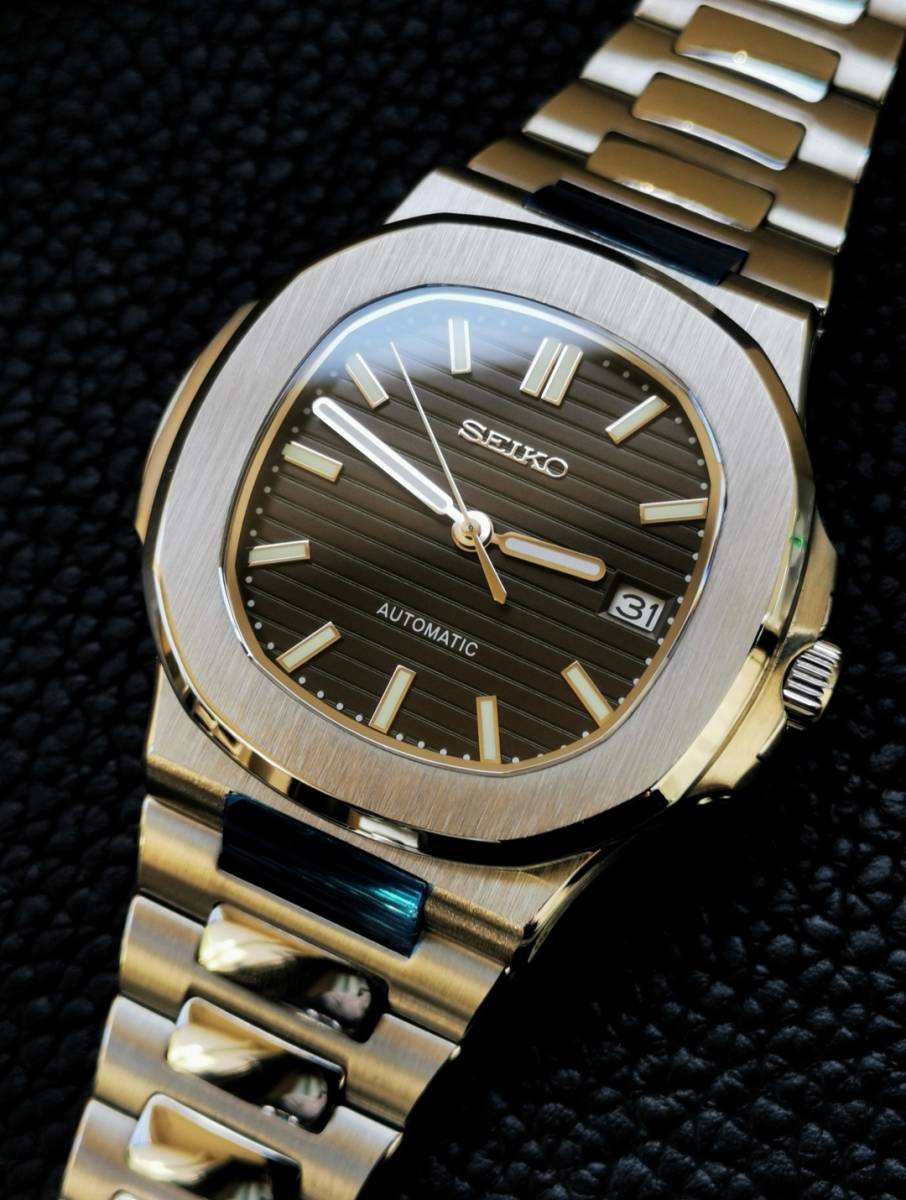 1円~ SEIKO カスタム ノーチラス MOD ダイバーズ セイコー 自動巻 手