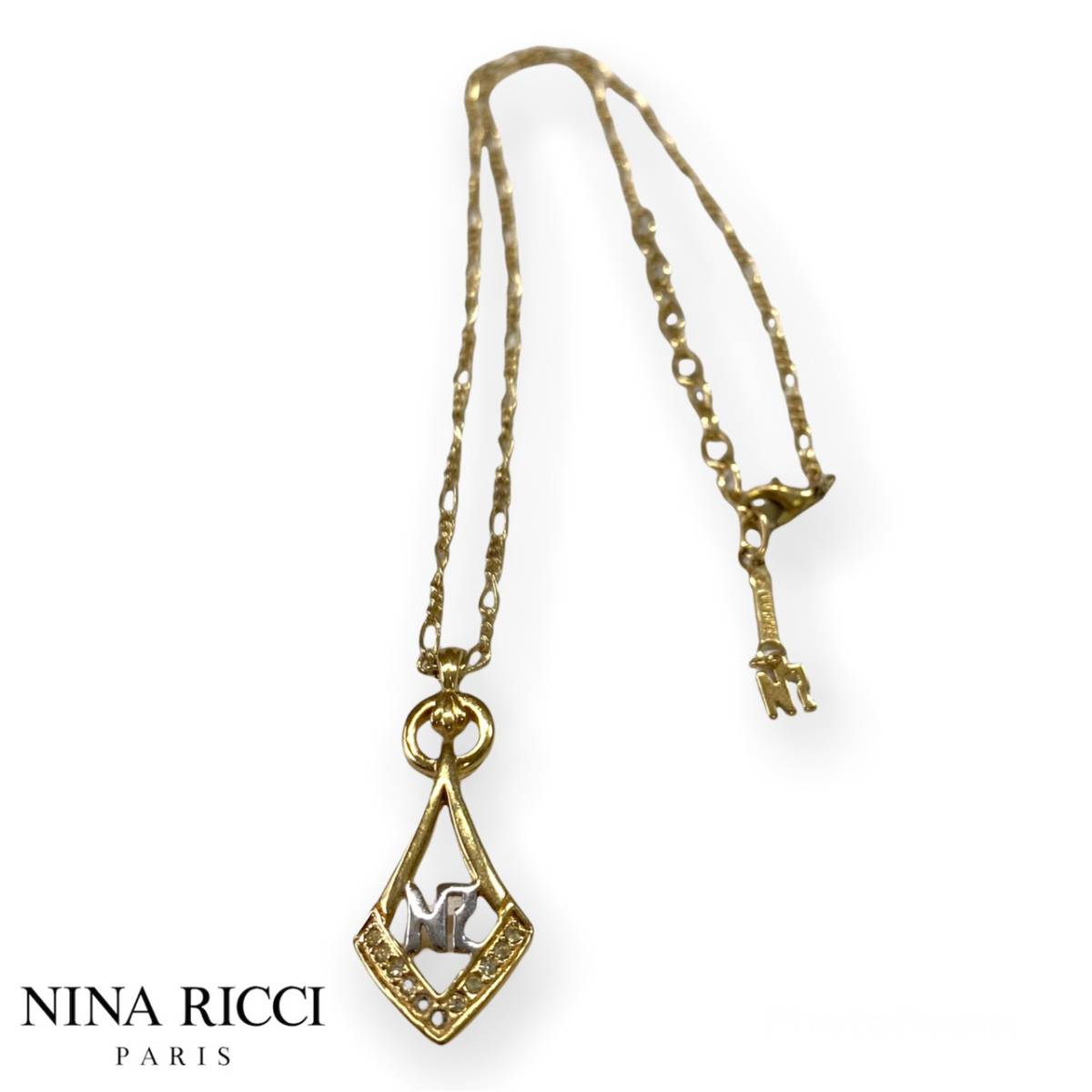 NINA RICCI ニナリッチ ゴールド ネックレス レディース ブランド_画像1