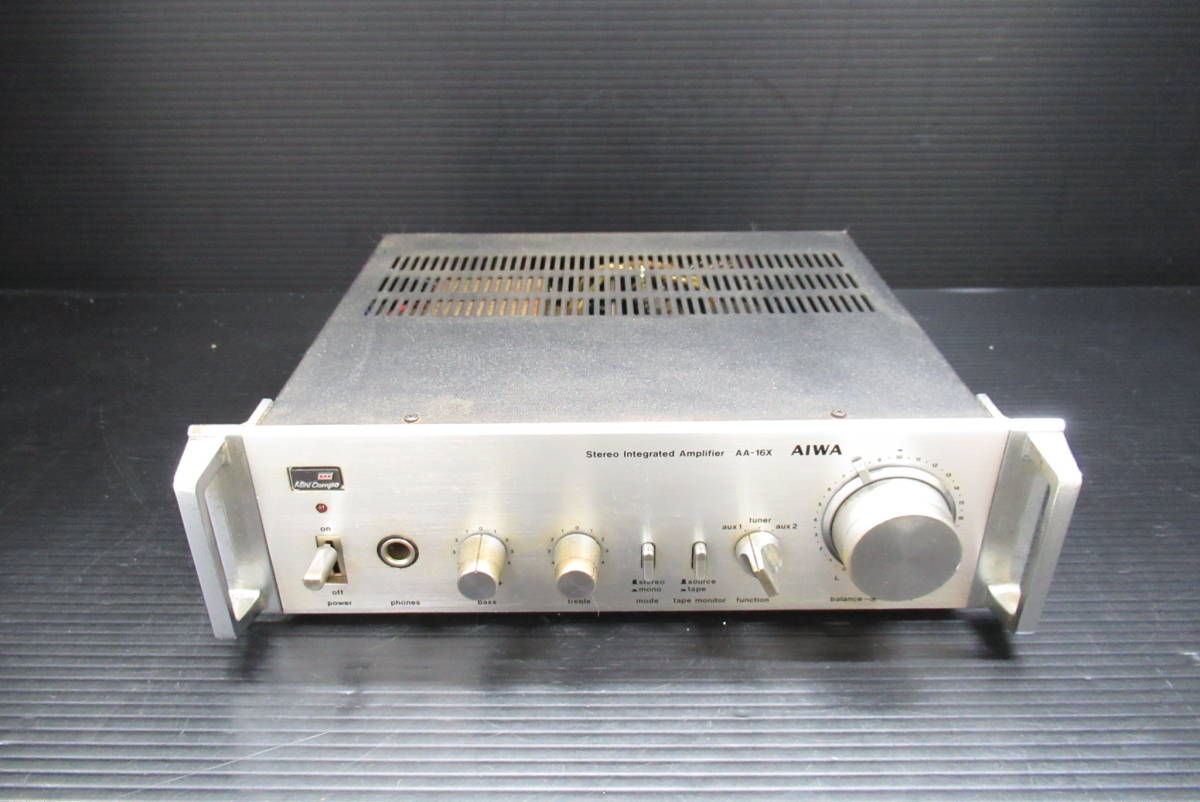 月末価格 1000円⤵ダウン 超貴重プリメインアンプAIWA AA-16X Yahoo!オークション - AIWA アイワ AA-16X アンプ 小型 Stereo