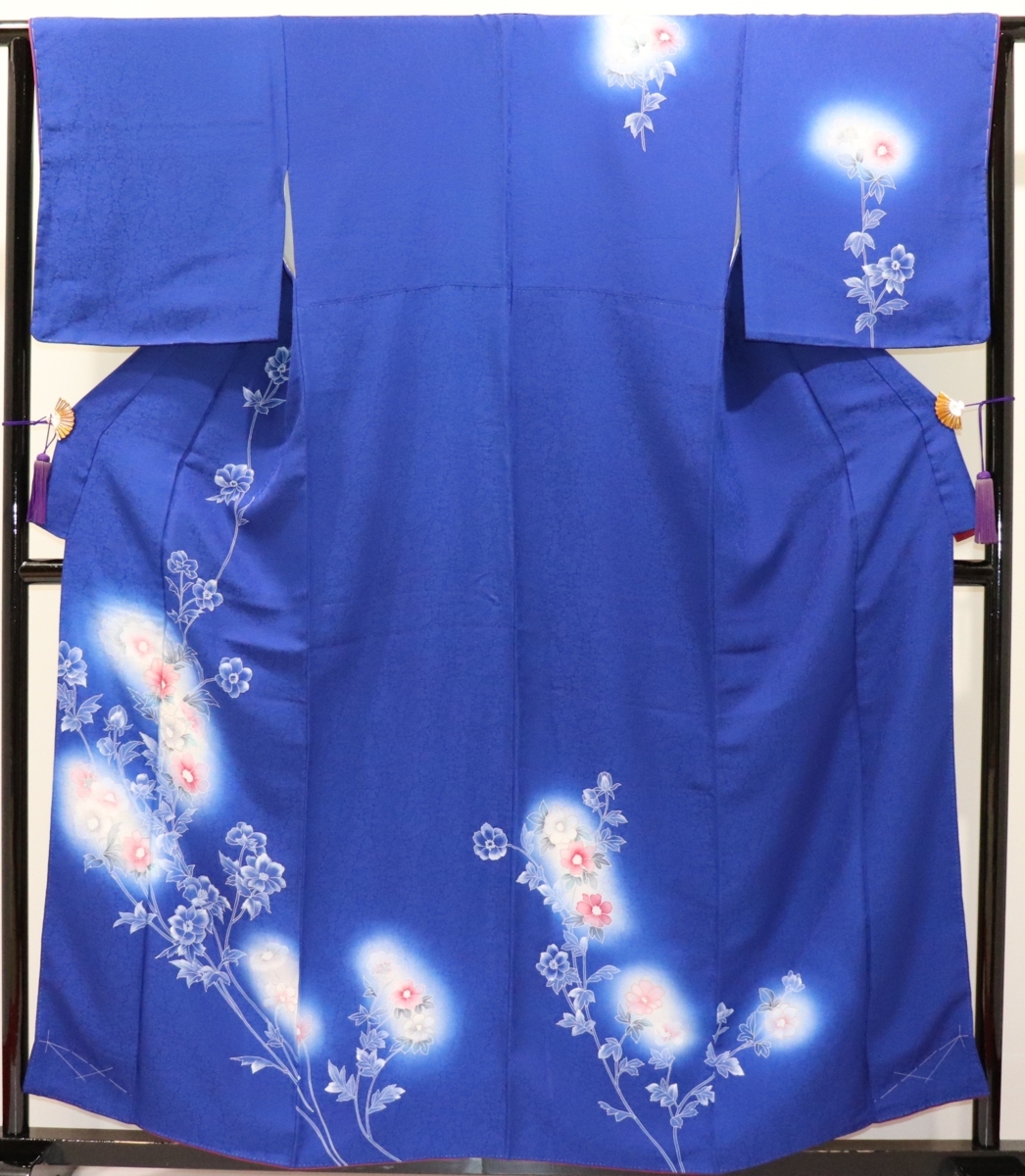 でおすすめアイテム。 訪問着★新品★美品★瑠璃色★花柄★仕立上り★未使用品★躾糸ついたまま★サイズ小さめ★適応身長145~152㎝【ゆずりは】2025 仕立て上がり でおすすめアイテム。 訪問着★新品★美品★瑠璃色★花柄★仕立上り★未使用品★躾糸ついたまま★サイズ小さめ★適応身長145~152㎝【ゆずりは】2025 仕立て上がり