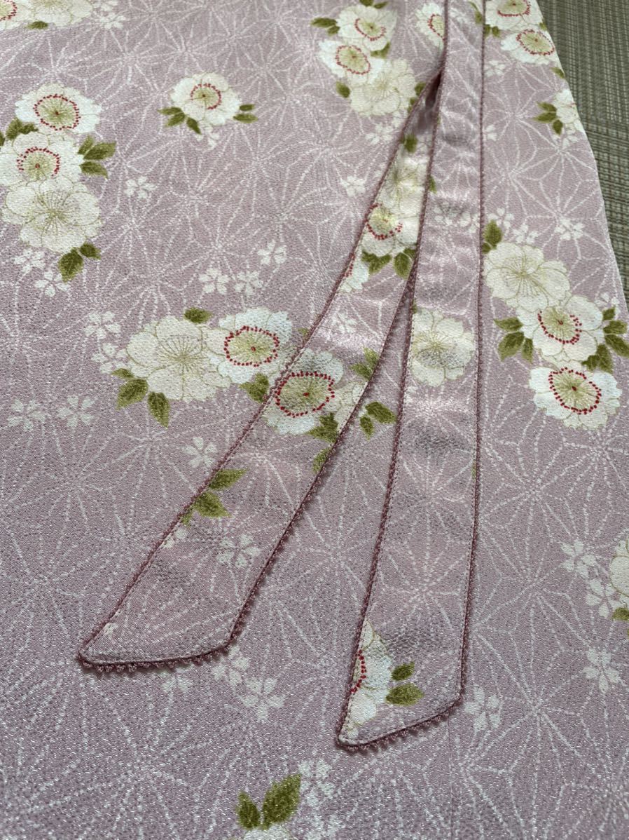 ☆ワンダフルワールド 和柄縮緬 桜 スカートとバッグ2点セット ピンク