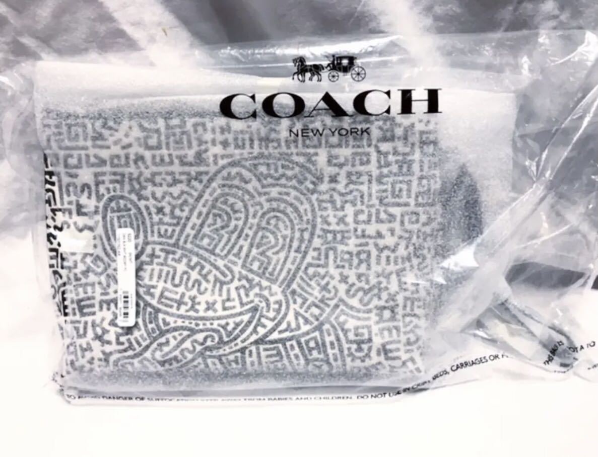 新品 タグ付 ラスト◇コーチ ディズニー キース ヘリング コラボ