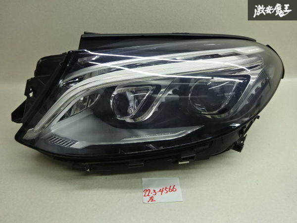 ベンツ 純正 W166 GLEクラス 後期 LED ヘッドライト ランプ ユニット