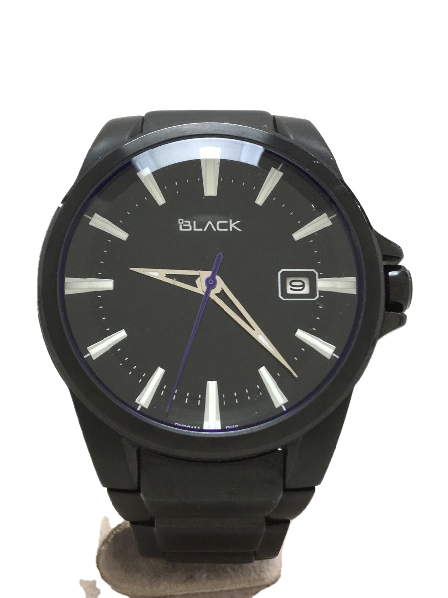 国内配送 BLACK クォーツ腕時計 ふるさと割 アナログ