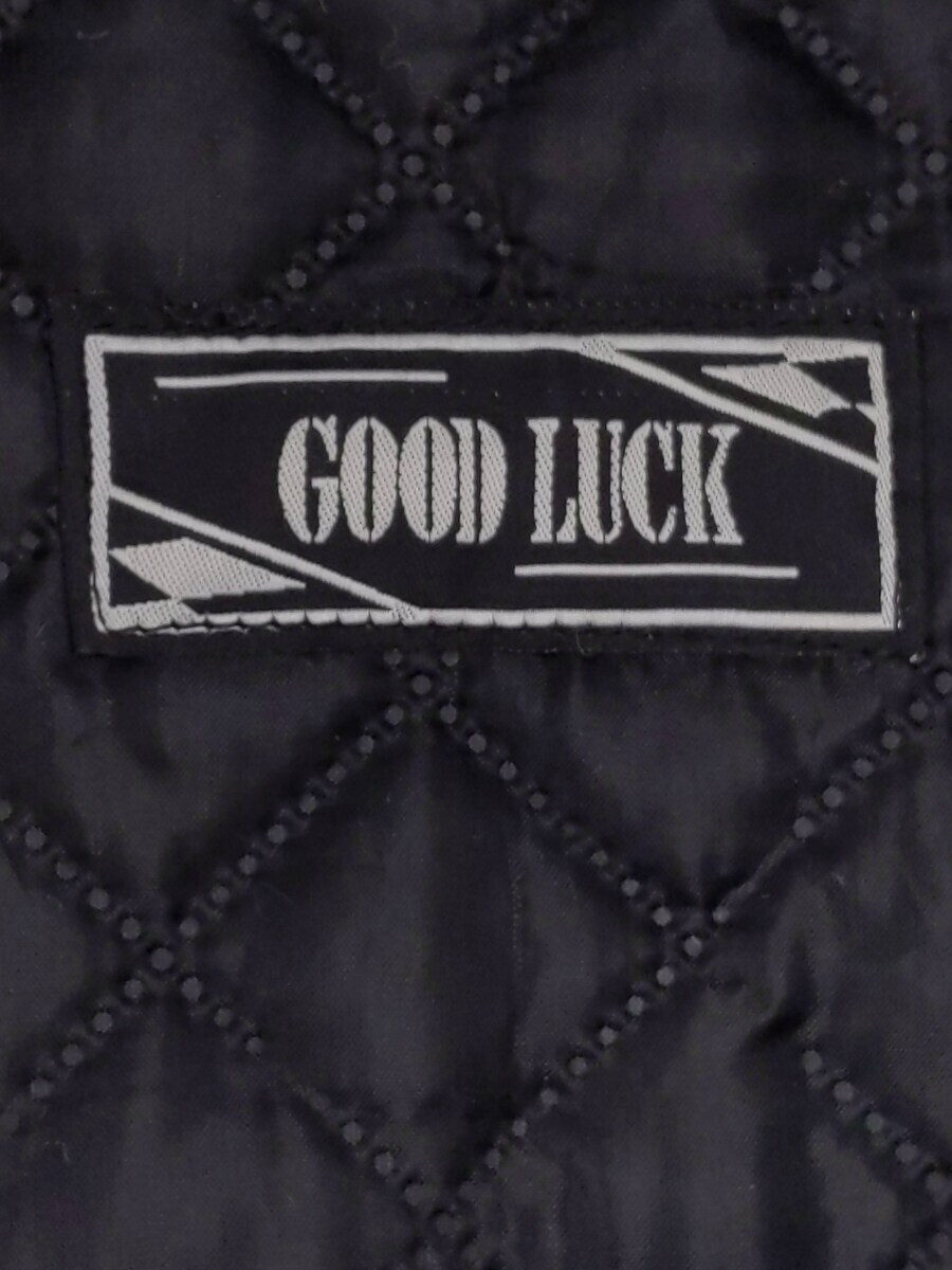 goodluck◇セットアップ/M/レザー/BLK/革/皮/バイカー/バイク