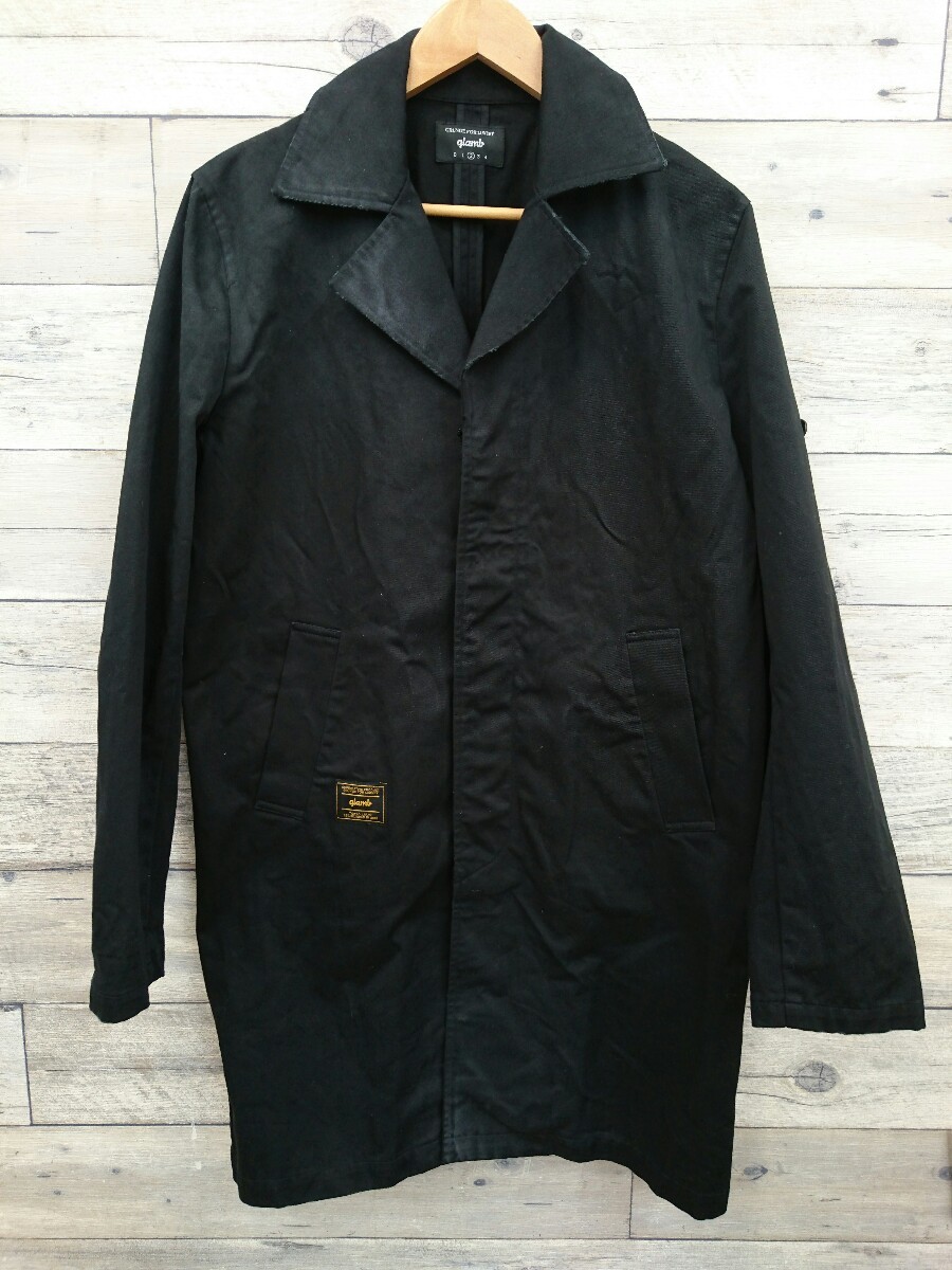 glamb◇Dorino trench coat/ウォッシュ加工ショップコート/2/コットン 