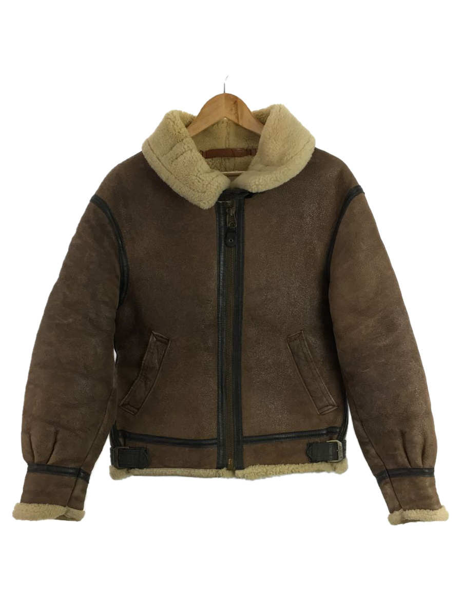 何でも揃う AVIREX◇B-3/ムートン/フライトジャケット/36/レザー/BRW メーカー直送品 レザージャケット 牛革 黒 fl-63 レザージャケット