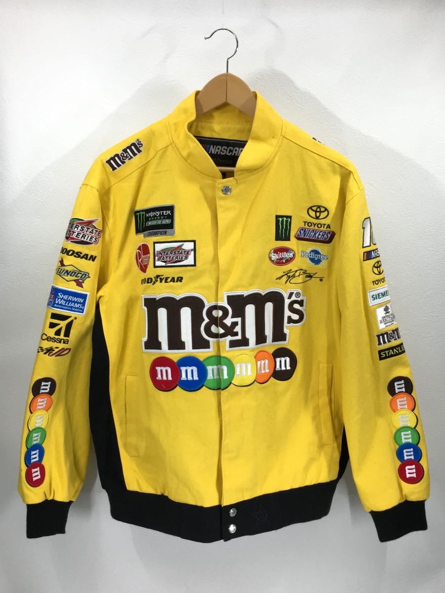 NASCAR/ジャケット/M/コットン/イエロー/レーシングジャケット/NASCAR