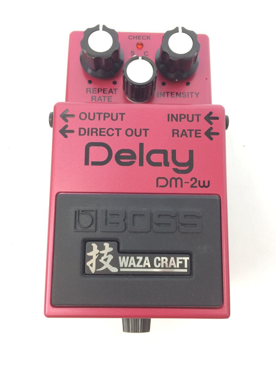 BOSS◇エフェクター DM-2W/ボス/ギター用エフェクターディレイ/ピンク