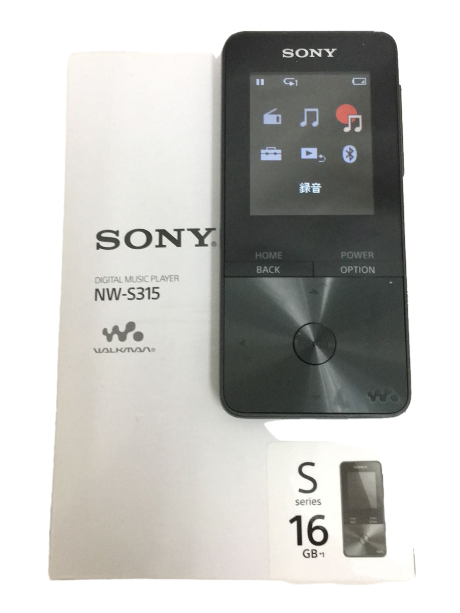 4個まで郵便OK ソニー ウォークマン Sシリーズ 16GB NW-S315 MP3プレーヤー Bluetooth対応 最大52時間連続再生  イヤホン付属 通販