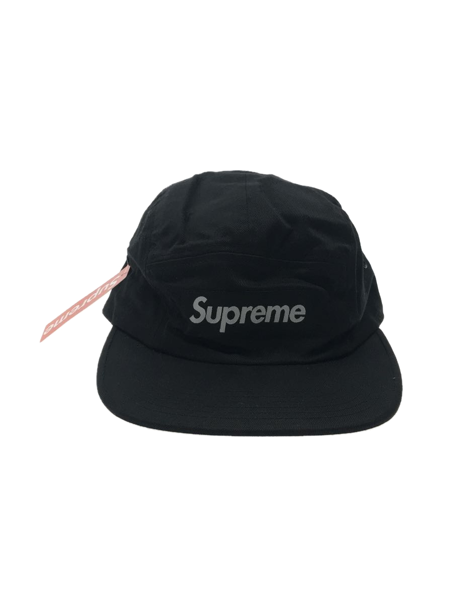 Supreme◆キャッFREE/コットン/ブラック/supreme jacquard logotwill camp cap 野球帽