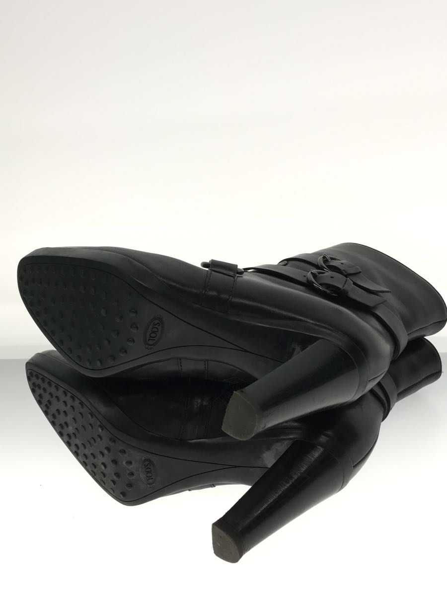 TOD'S◇ブーツ/36.5/ブラック/レザー/トッズ | www.bioimune.com.br
