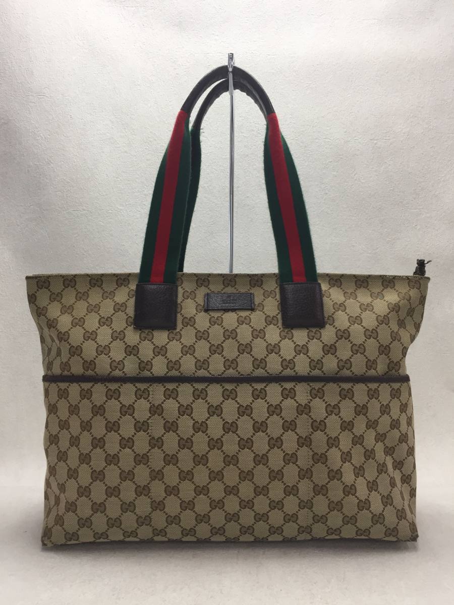 GUCCI◇トートバッグ/キャンバス/ブラウン/総柄 | bioimune.com.br
