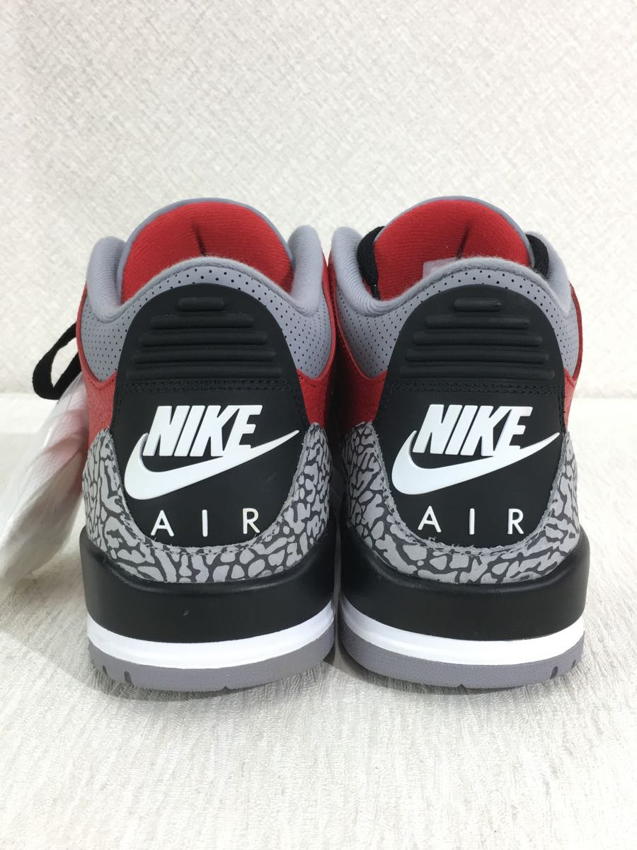 NIKE◇AIR JORDAN 3 RETRO SE/エアジョーダン 3 レトロ/レッド/CK5692
