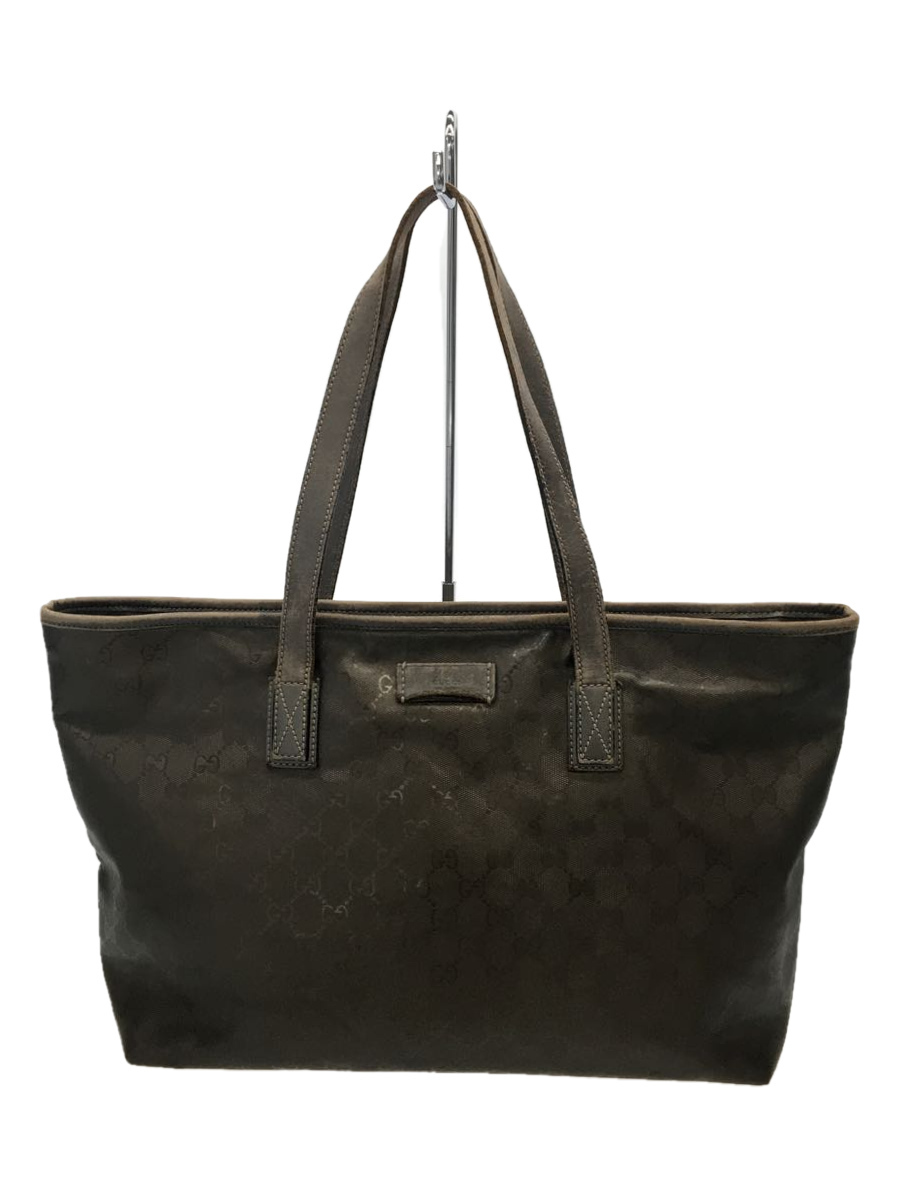 GUCCI◇トートバッグ_GGインプリメ/PVC/全体的にスレ有/GGロゴ