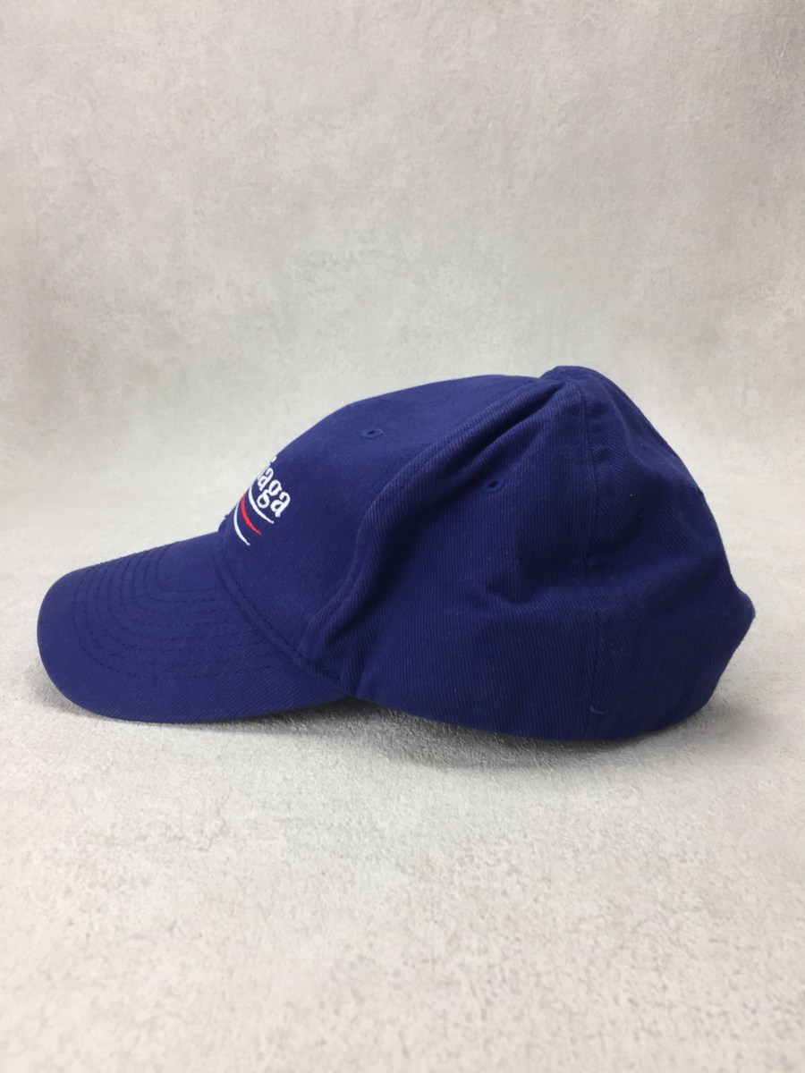 BALENCIAGA◇LOGO EMBROIDERED BASEBALL CAP/キャップ/505895 410B7
