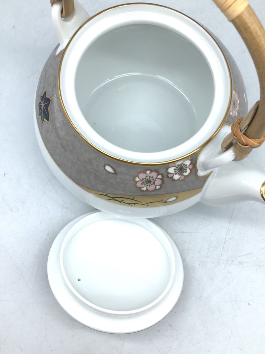 Noritake◇乃りたけ/錦繍/茶器揃/急須/湯呑/金銀彩・桜・紅葉紋/6 Noritake◇乃りたけ/錦繍/茶器揃/急須/湯呑/金銀彩・桜・紅葉紋/6