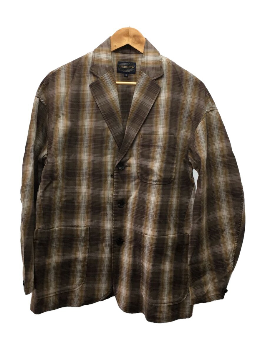 PENDLETON◆3B tailored jacket/M/ポリエステル/BRW/GMV-40040-A その他