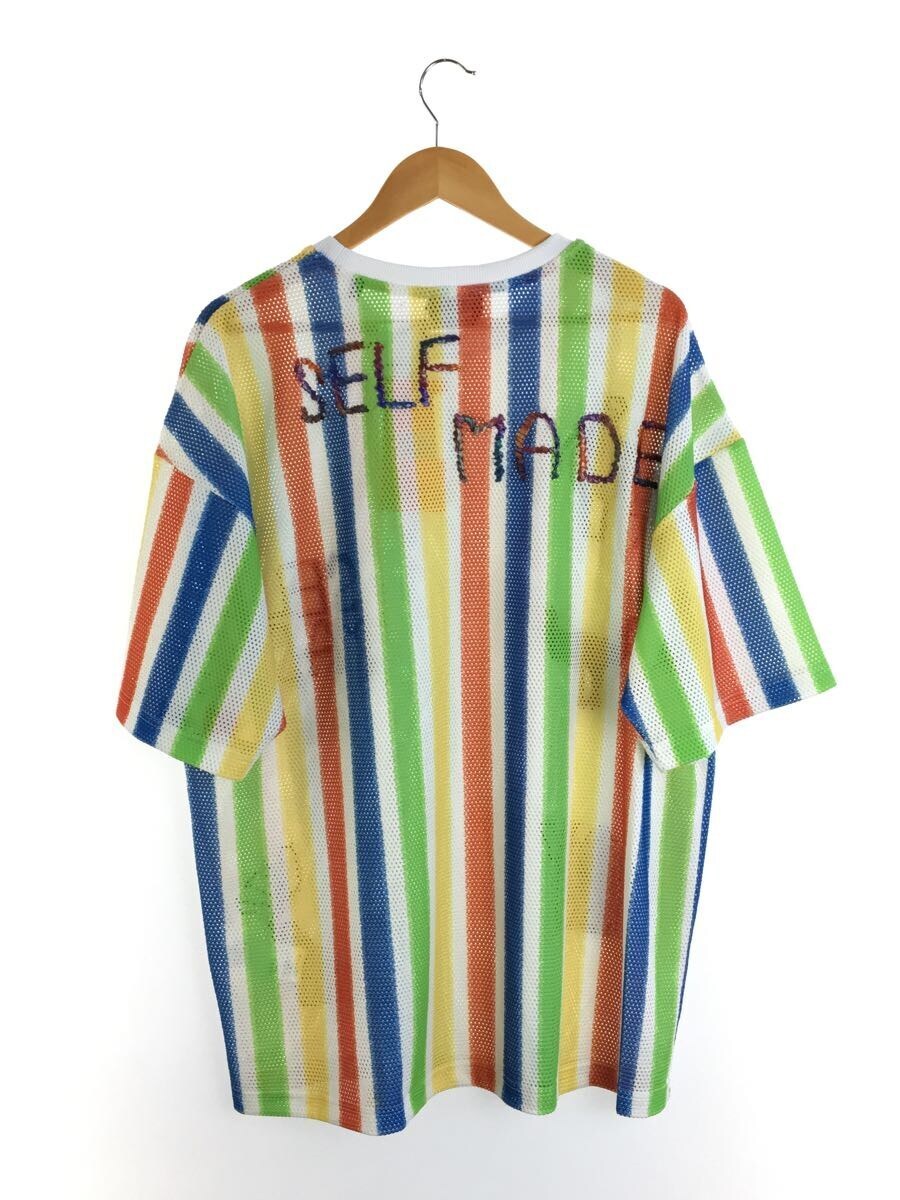 SELFMADE◇20SS/OVERSIZED MESH T-SHIRT /MULTI/タグ付/M/コットン