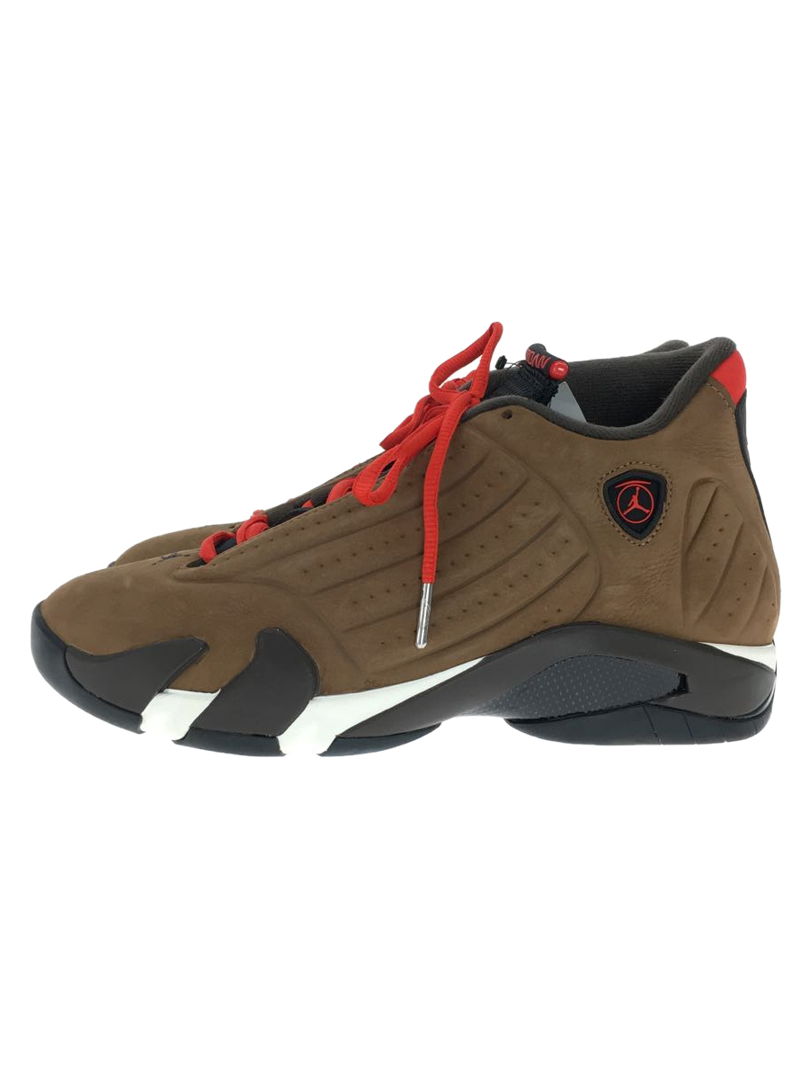 NIKE◇AIR JORDAN 14 RETRO SE/ハイカットスニーカー/26cm/BRW