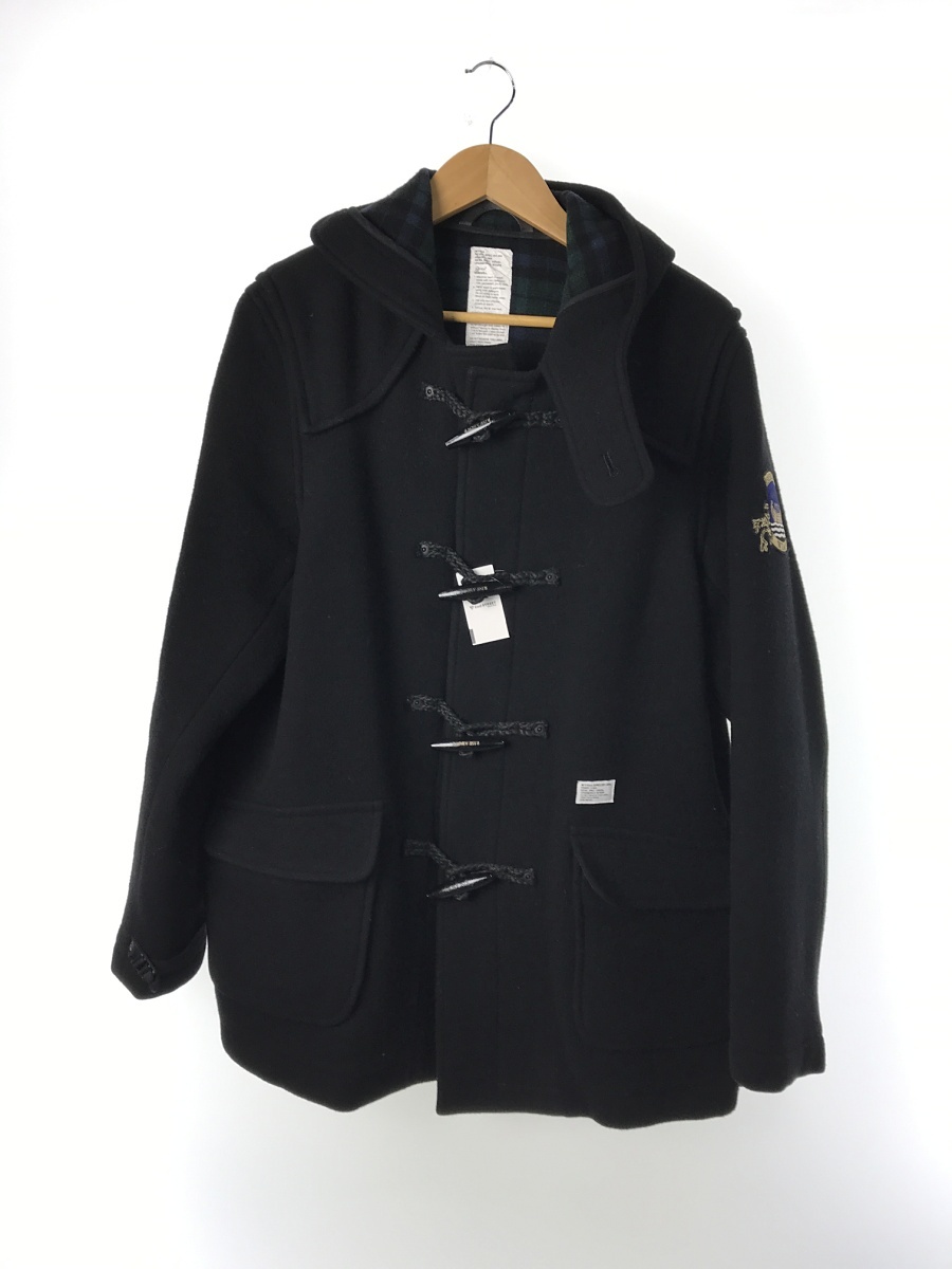 WTAPS◇ダッフルコート/ウール/BLK | bioimune.com.br