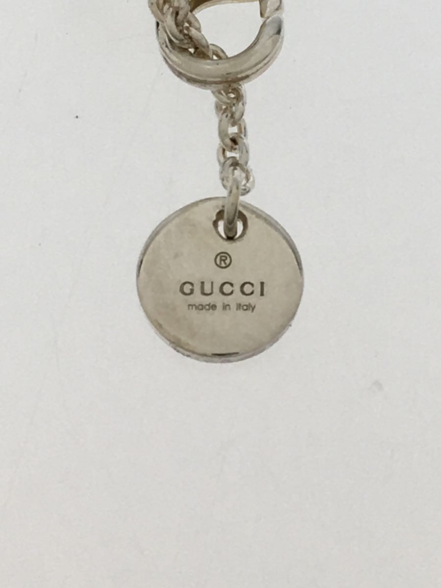 GUCCI◇ブレスレット/SV950/シルバー/猫/BLIND FOR LOVE/ジルコニア