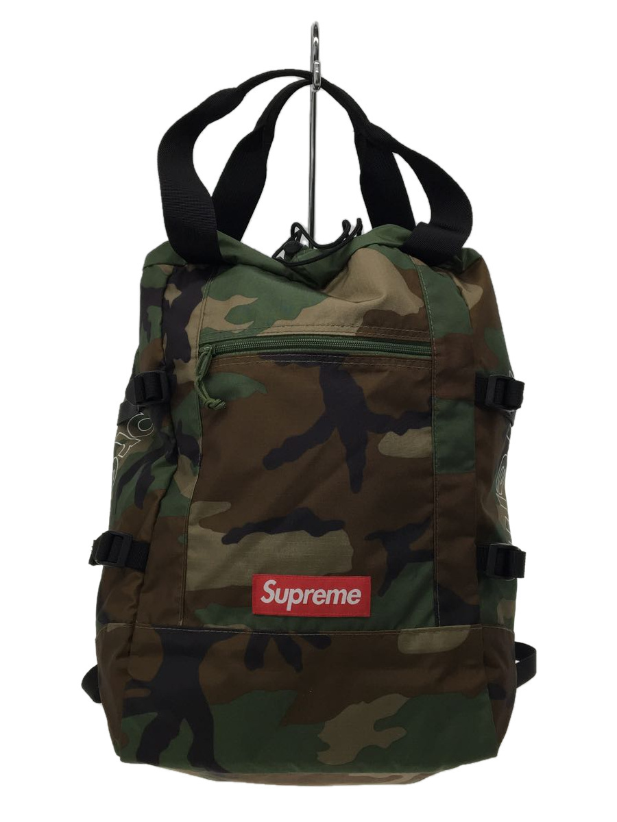 Supreme◇リュック/ナイロン/GRN/カモフラ/迷彩//バックパック