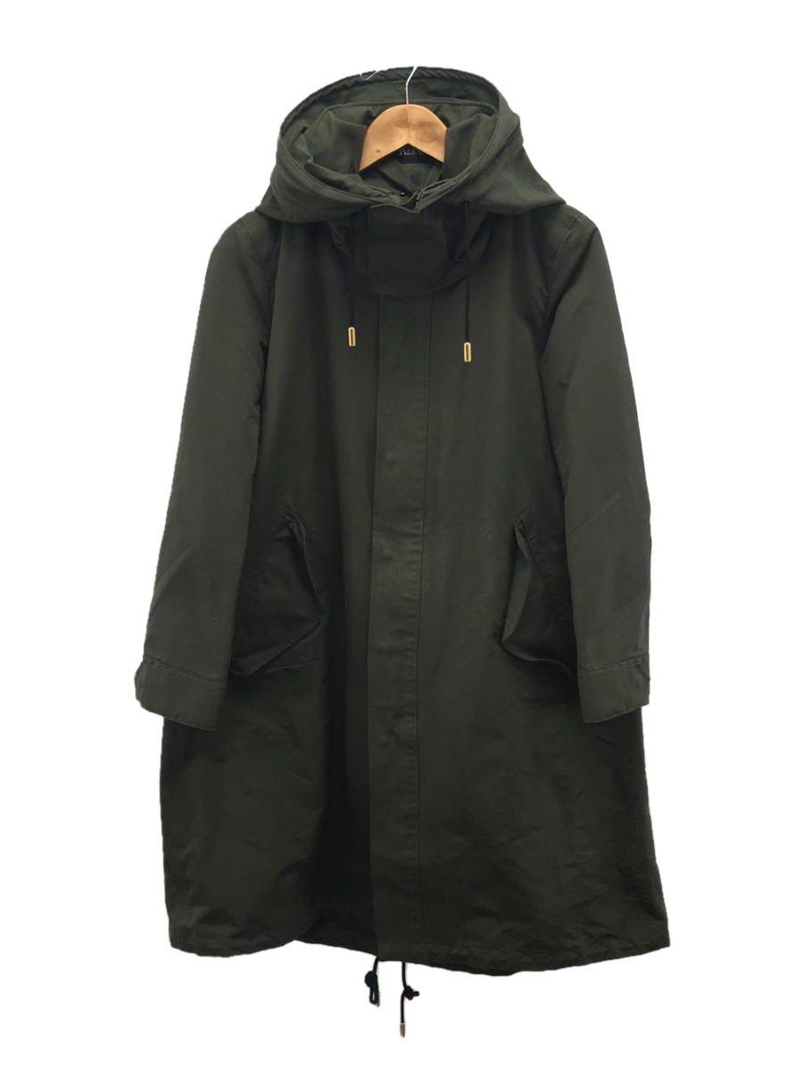 THE RERACS◇モッズコート/36/カーキ/無地/19FW-RECT-228L-2-UASP-J