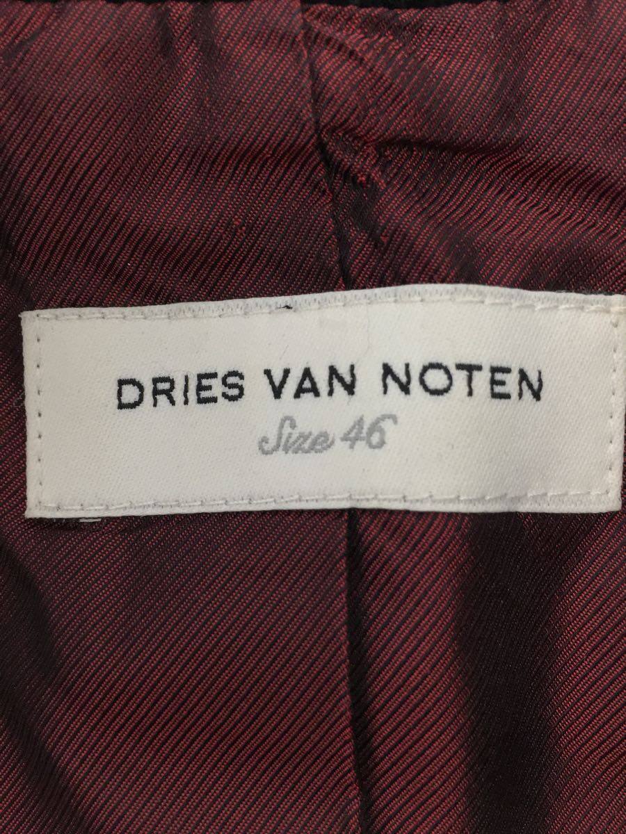 DRIES VAN NOTEN◇テーラードジャケット/46/コーデュロイ/ブラック